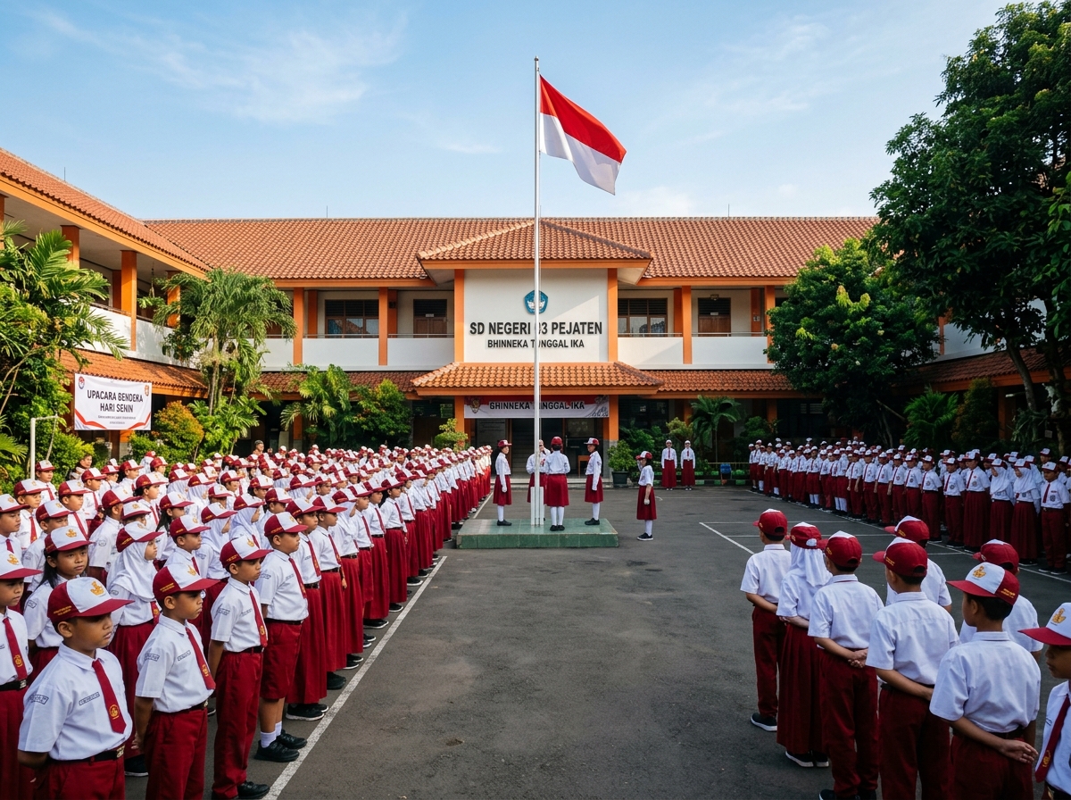 Latihan Kepanduan Pramuka & Kemah Bakti Disiplin di Lingkungan SD NEGERI 2 PATOKAN